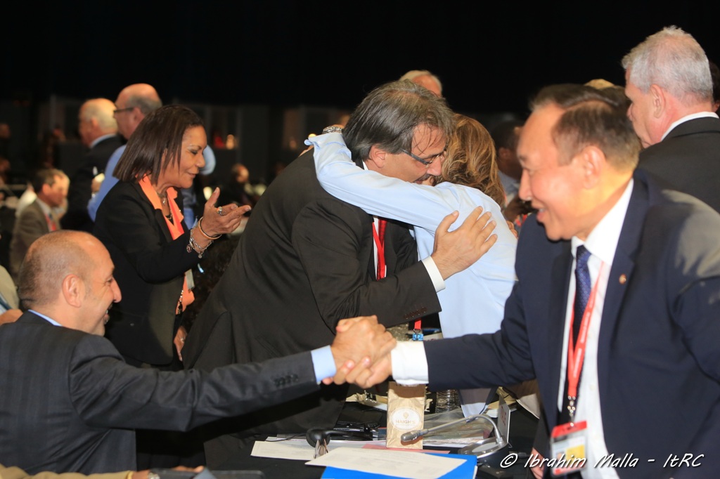 FRANCESCO ROCCA ELETTO VICE PRESIDENTE FICR NEL NOVEMBRE 2013 A SYDNEY