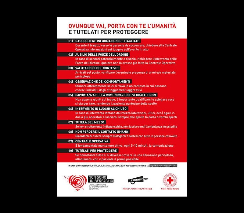 LA CAMPAGNA CRI “NON SONO UN BERSAGLIO” RACCONTATA SUL BLOG DI HUFFINGTON POST