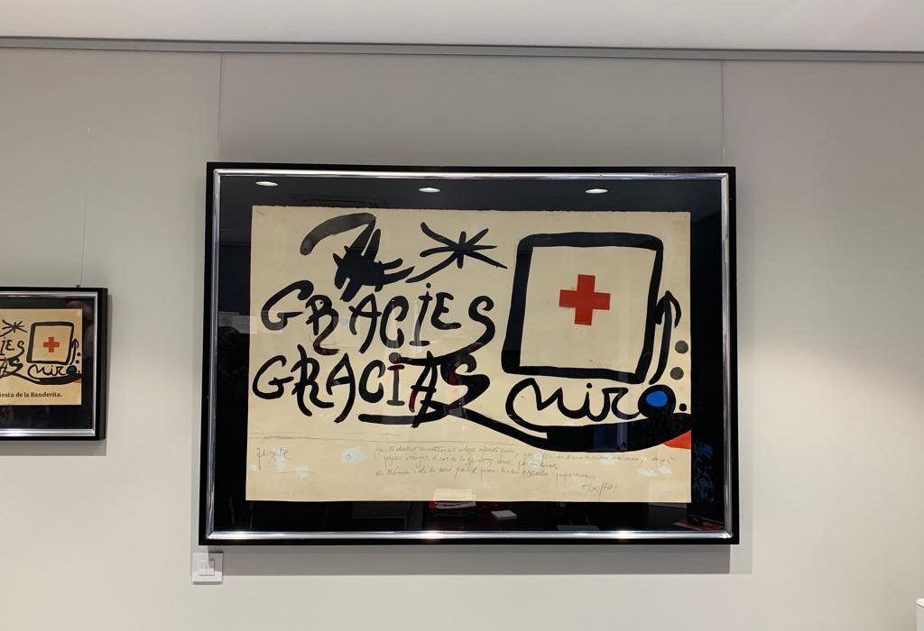 ANCHE QUESTA E’ CROCE ROSSA: LA RICONOSCENZA DI JOAN MIRO’ VERSO LA CONSORELLA SPAGNOLA
